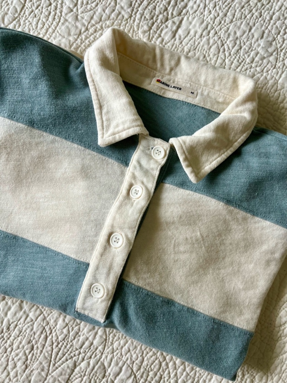 Marine Layer Rugby Crop Polo - Picture 11 of 14